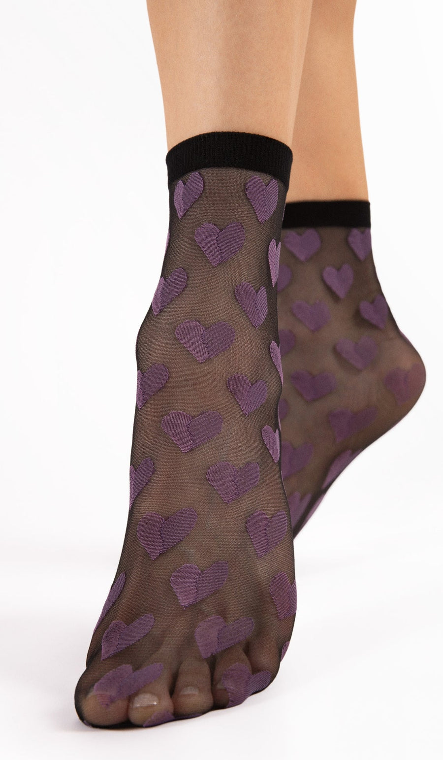 WOMEN'S NYLON SOCKS - BESO PURPLE