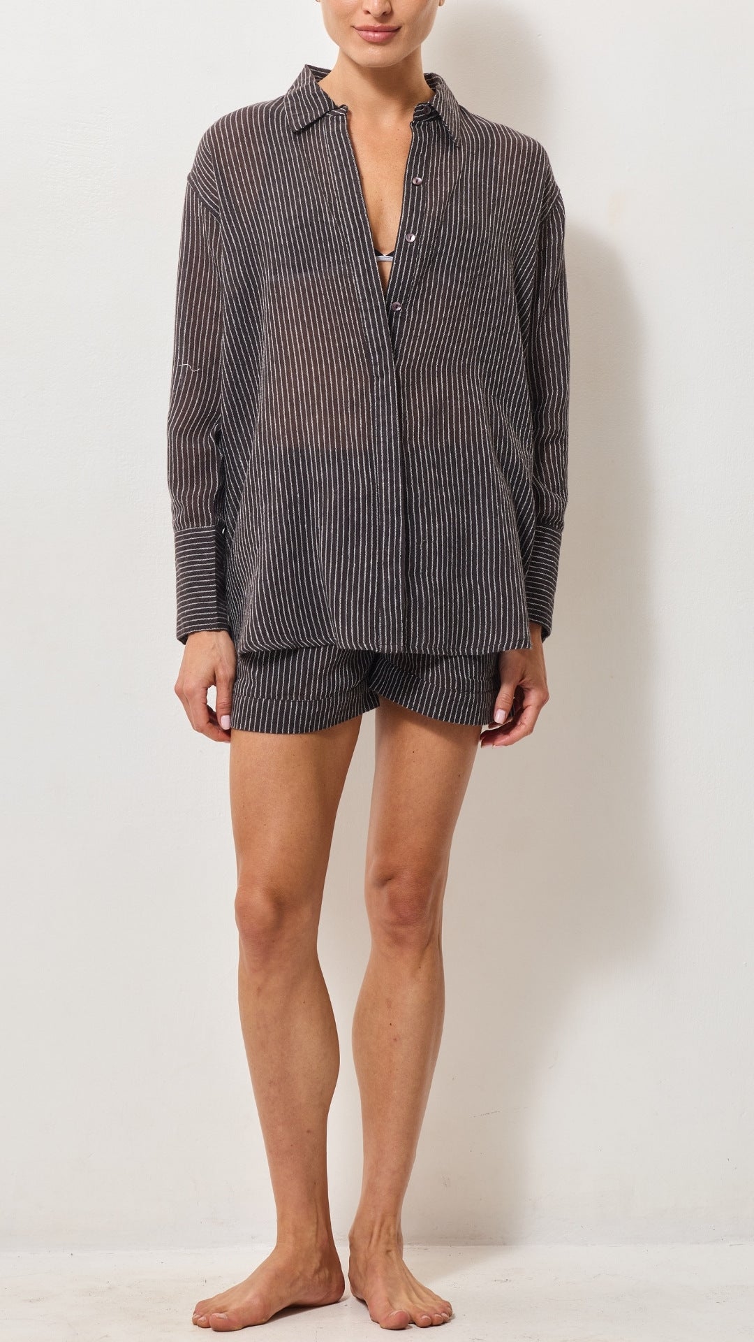 Cotton Shorts - Espresso