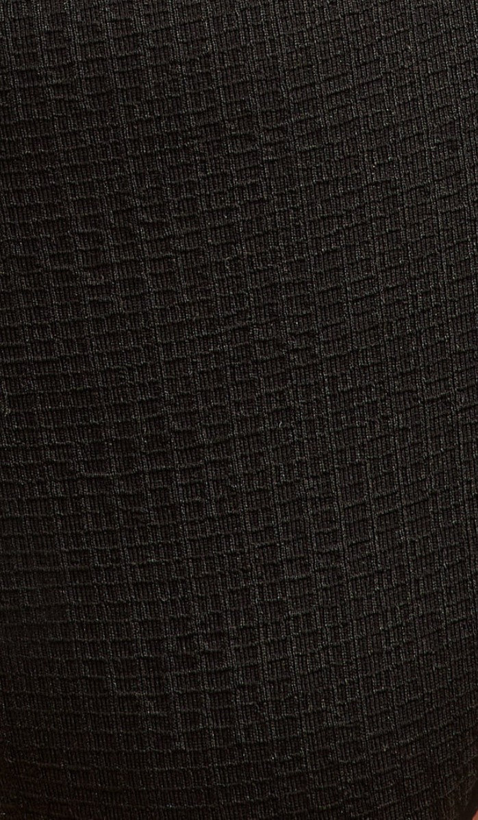 Eliana Bikini Top - Black Waffle