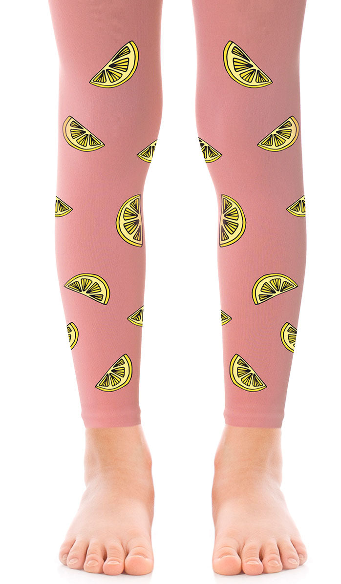 Girls' Footless Tights - Lemonade Pink