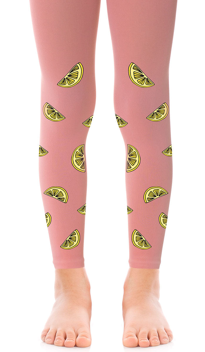 Girls' Footless Tights - Lemonade Pink
