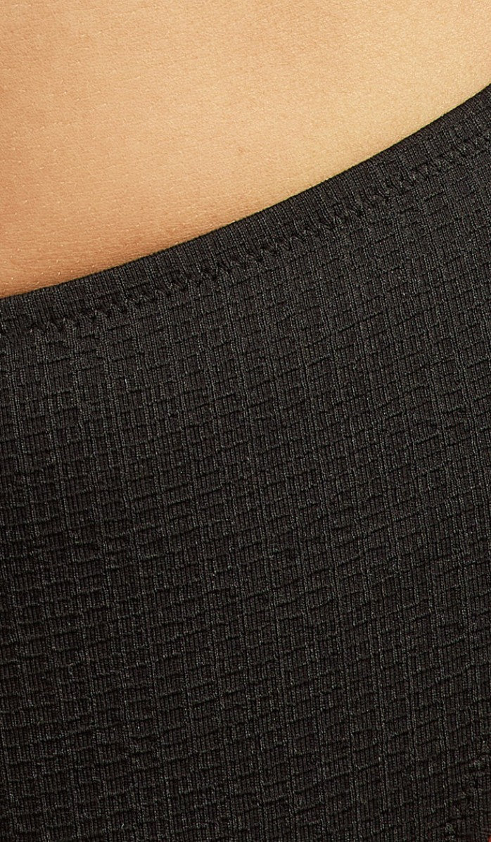 Josie Bikini Bottom - Black Waffle