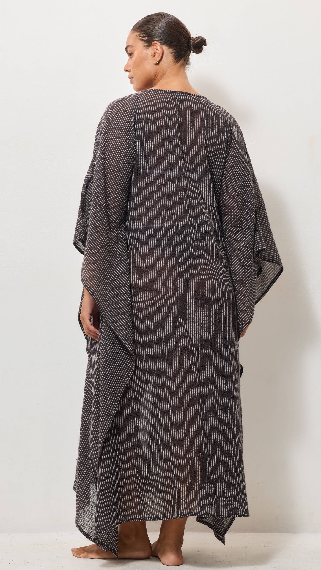Kaftan Beach Dress - Espresso