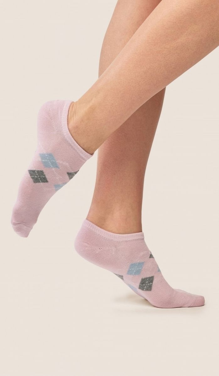 Cotton Socks - Diamond Pink