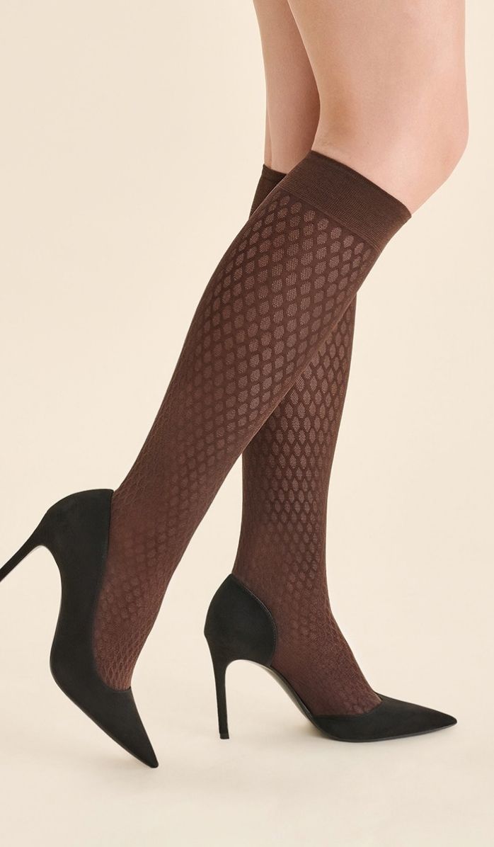 Knee-High Socks - Glam Chocolate