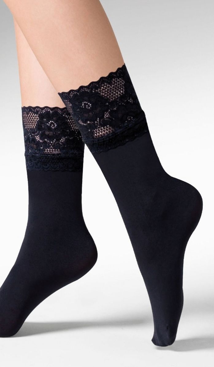 Nylon Socks - Nina Black