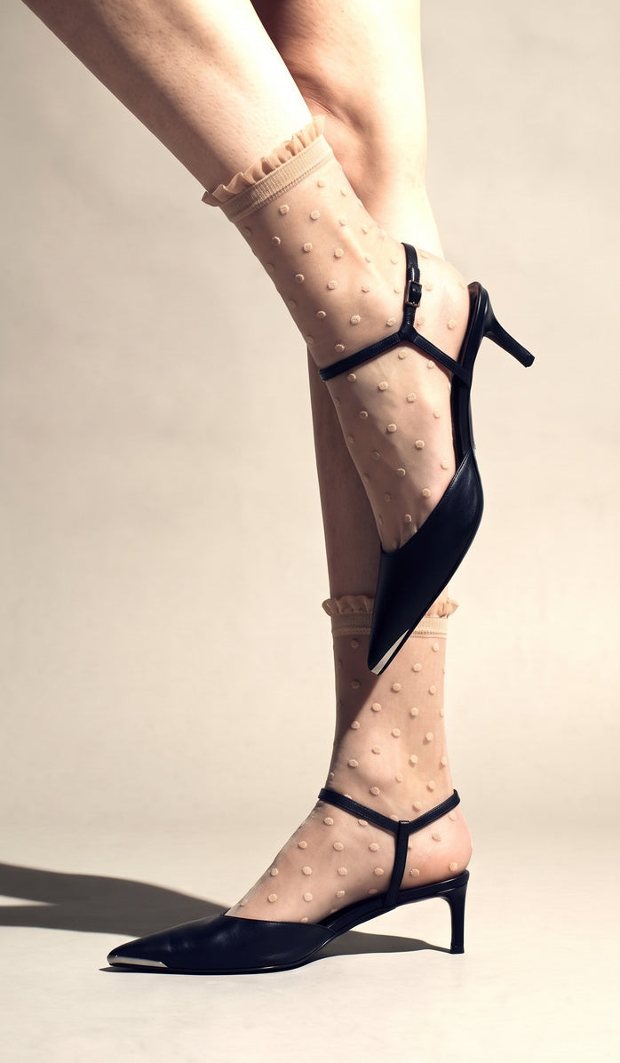Nylon Socks - Puntina Nude