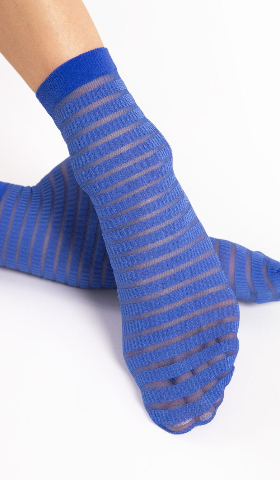 WOMEN'S NYLON SOCKS - IZZY BLUE