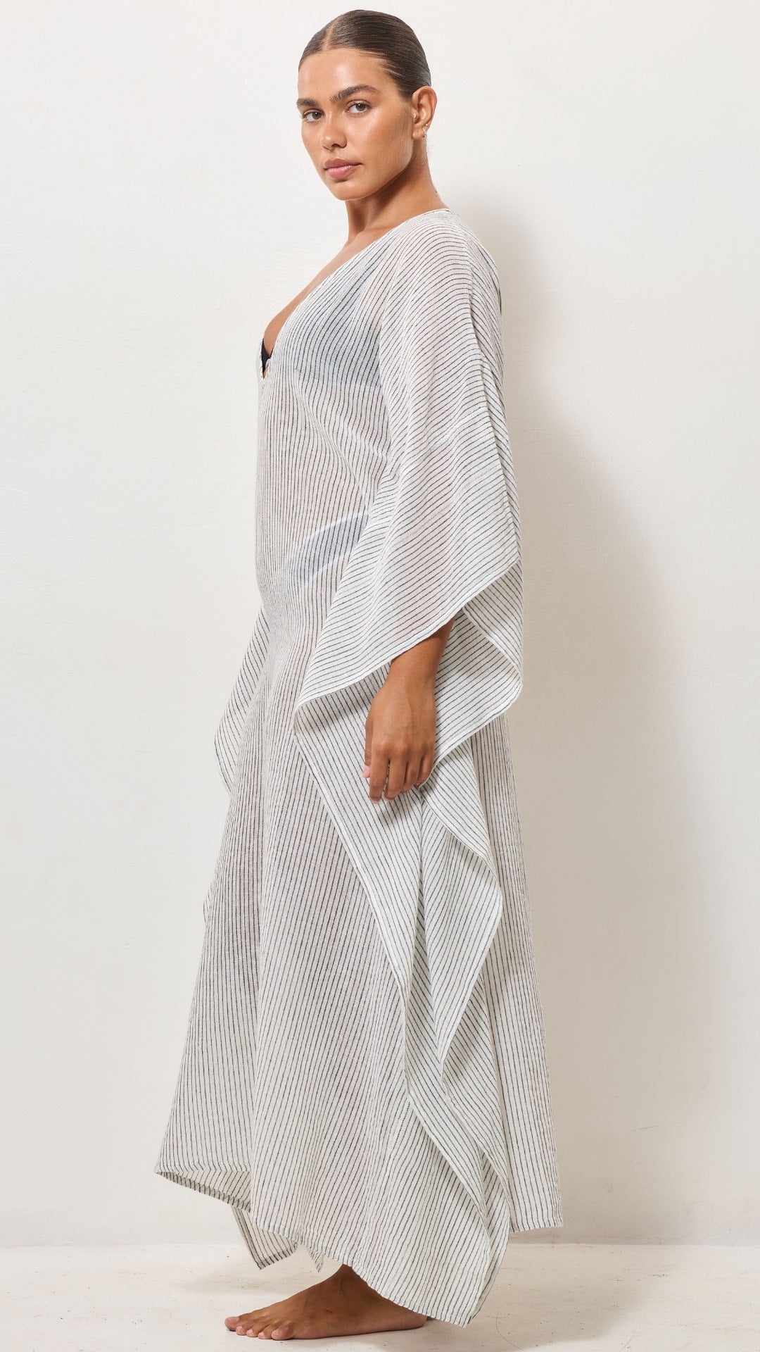 Kaftan Beach Dress - Graphite
