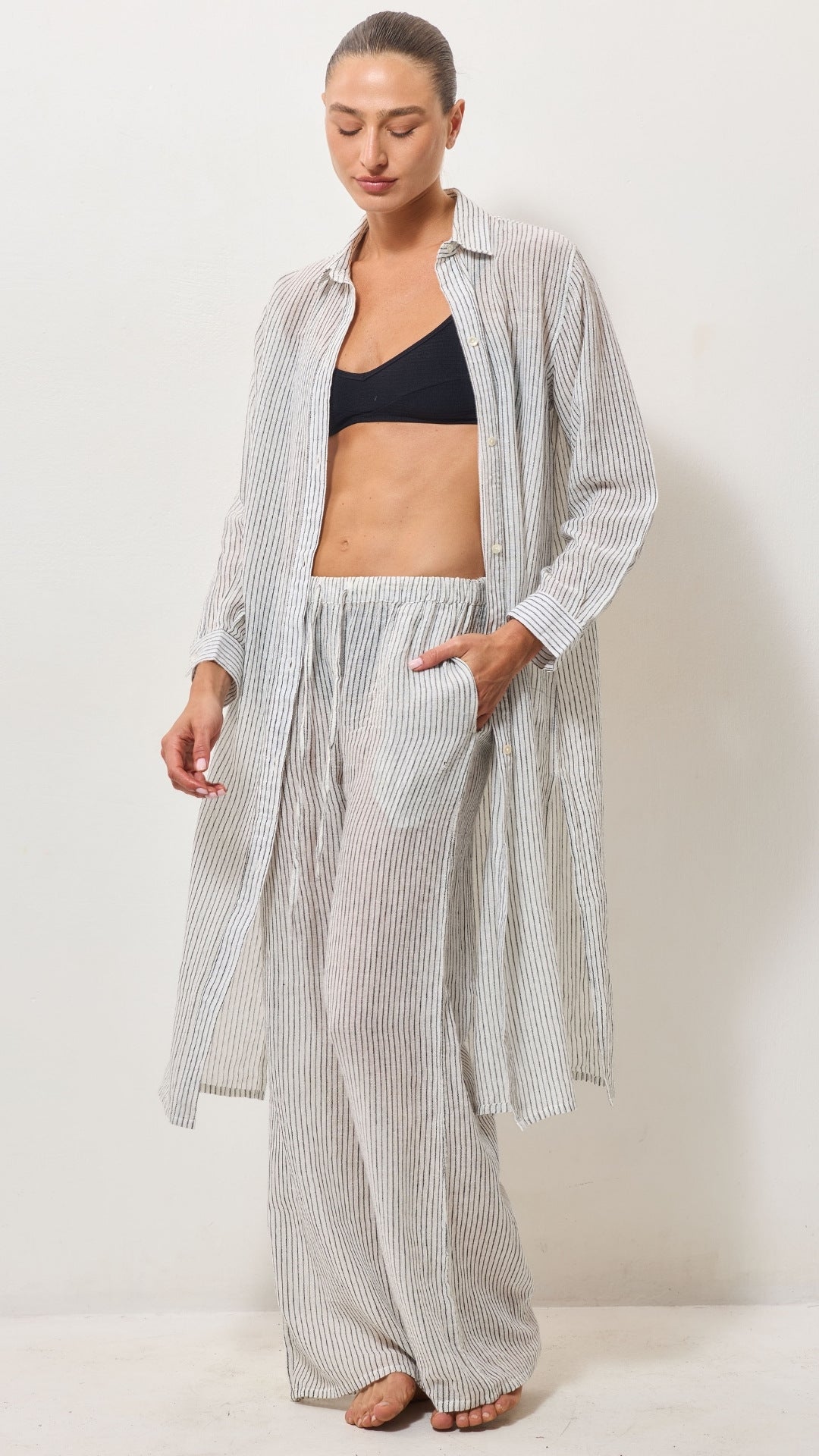 Cotton Pants - Graphite