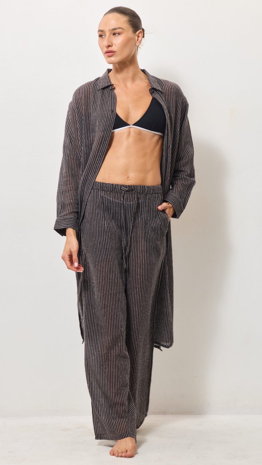 Cotton Pants - Espresso