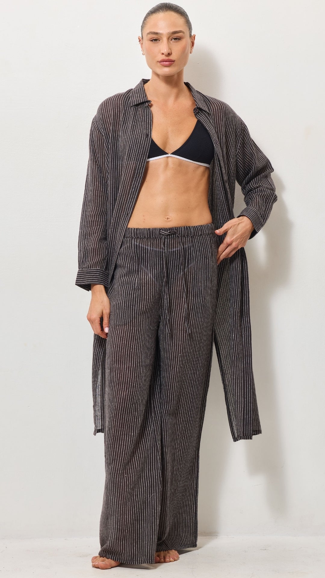 Cotton Pants - Espresso