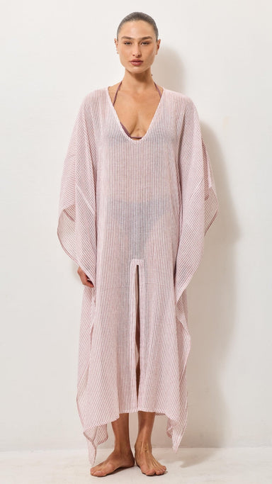 Kaftan Beach Dress - Red
