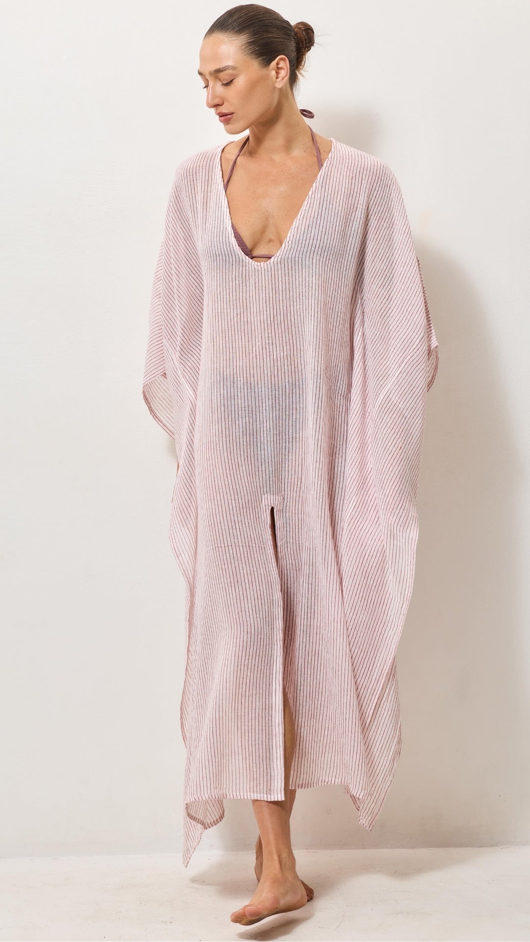 Kaftan Beach Dress - Red