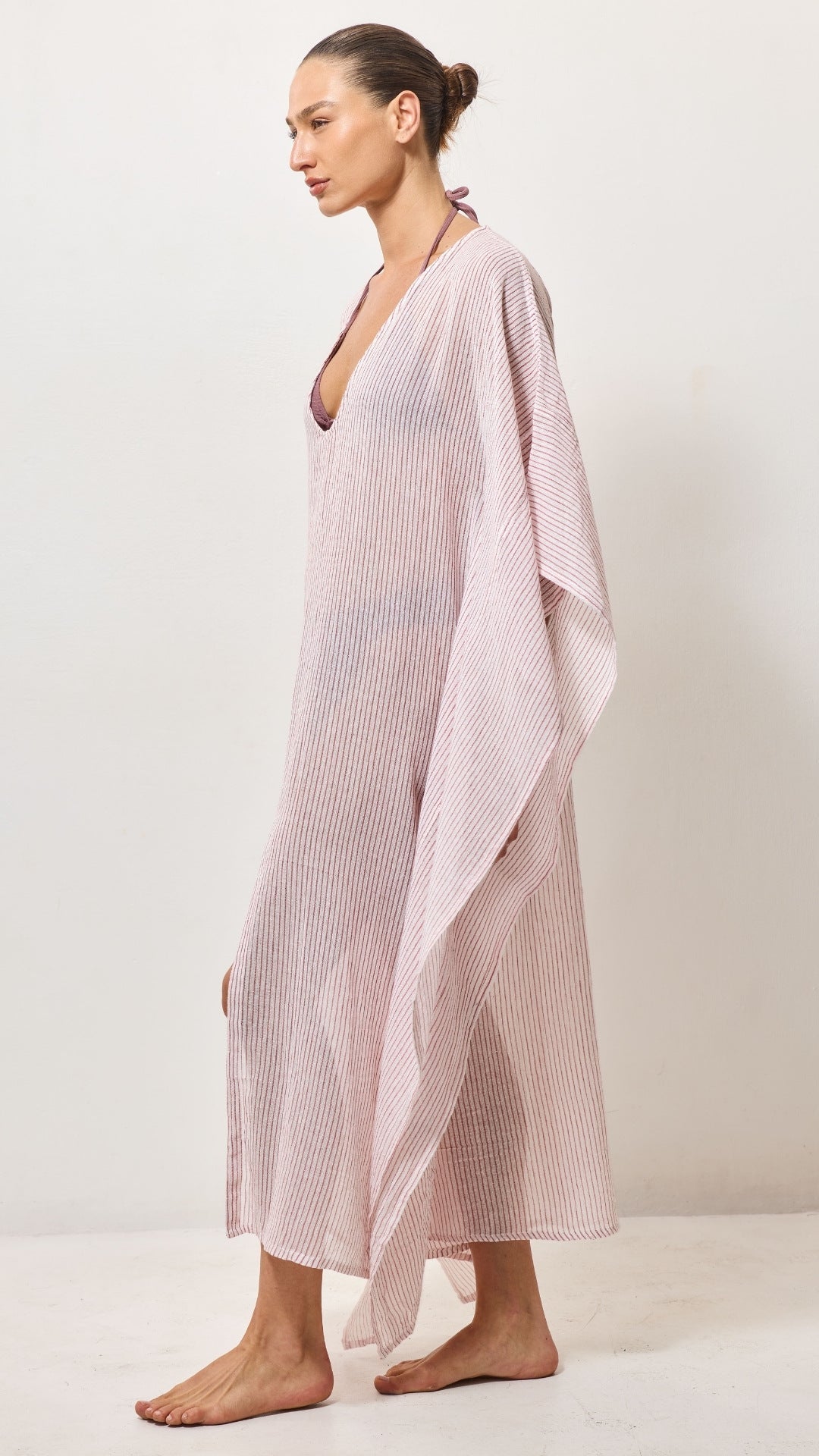 Kaftan Beach Dress - Red