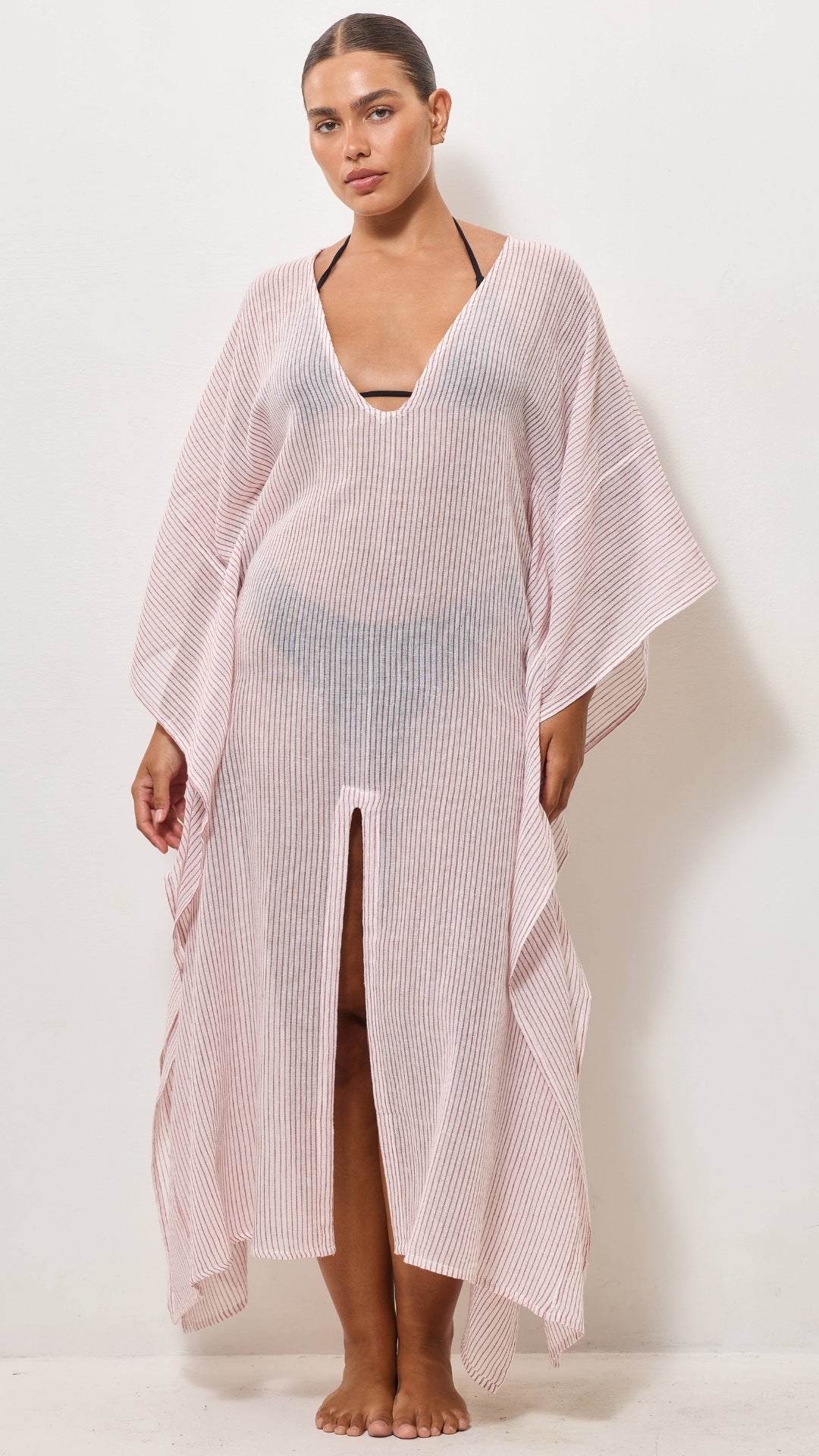Kaftan Beach Dress - Red