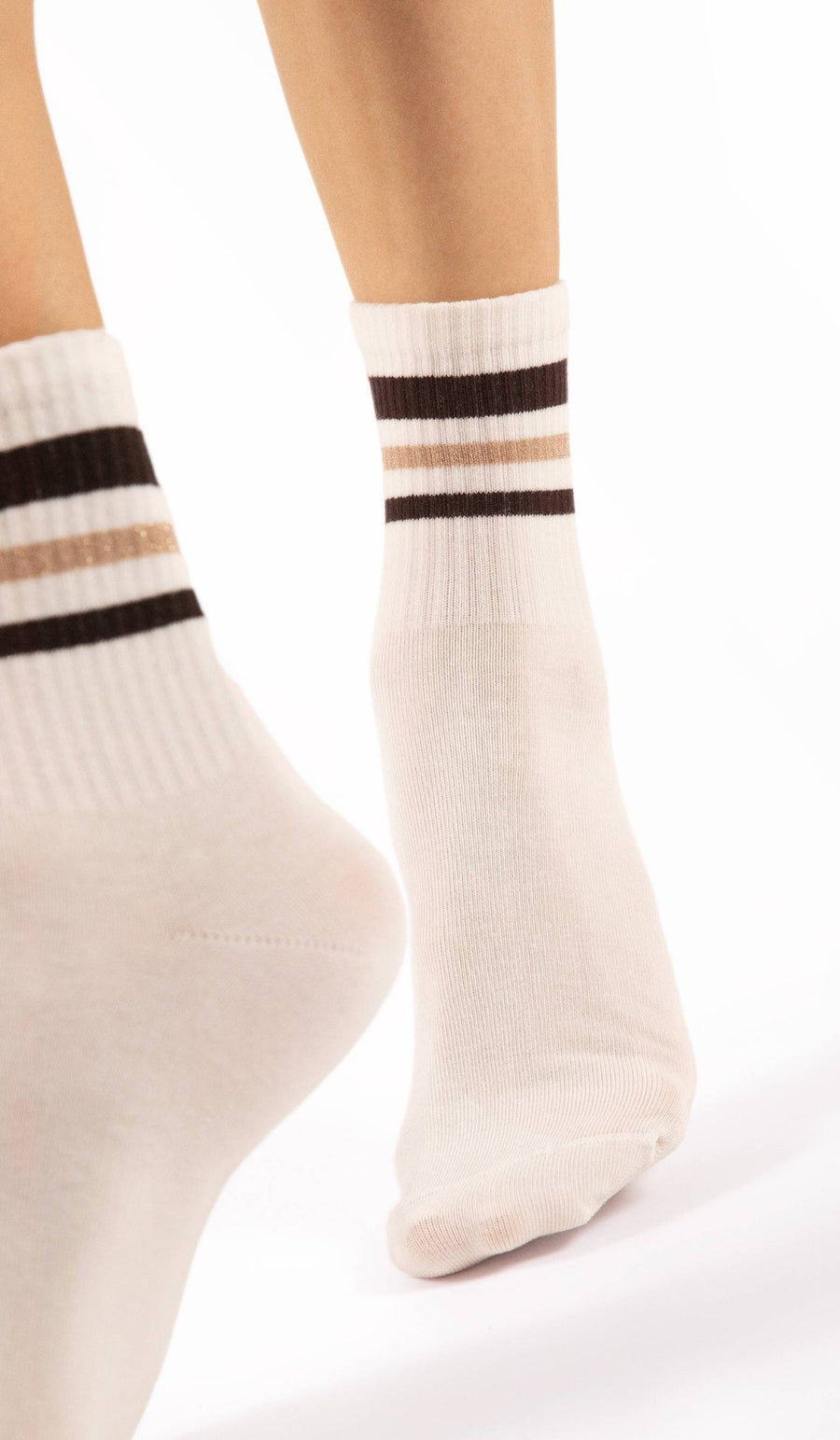 WOMEN'S COTTON SOCKS - SPRINT BEIGE