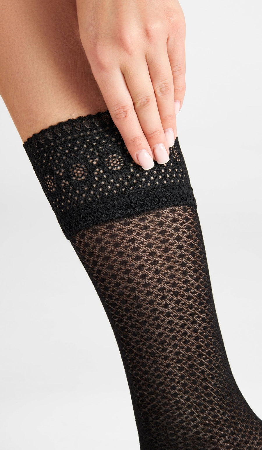 WOMEN'S NYLON SOCKS - BRAVO BLACK