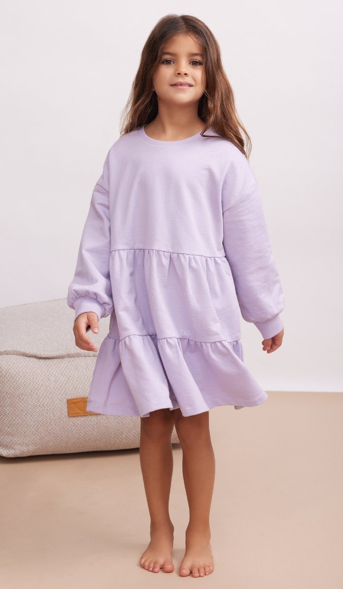 TIERED FOOTER DRESS - Lilach